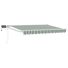 markiza-reczna-z-ledami-zielony-i-bialy-3-x-25-m