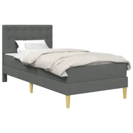 rama-lozka-z-materacem-ciemnoszary-90-x-190-cm-tkanina