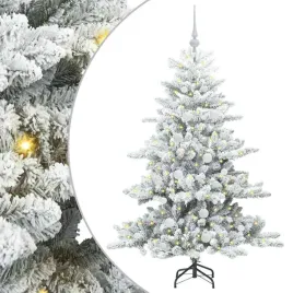 sztuczna-choinka-zawiasowa-150-cm-z-lampkami-led-biala-nowoczesny-desig