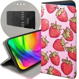 etui-z-klapka-do-realme-c63-c61-wzory-truskawki-poziomki-owoce-futeral
