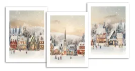 tryptyk-zestaw-3-plakatow-zimowe-miasto-swieta-zima-snieg-p2388-40x50