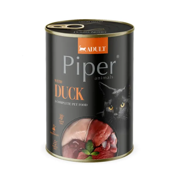 Dolina Noteci Piper Animals Puszka z Kaczką Mokra Karma Dla Kota 400g