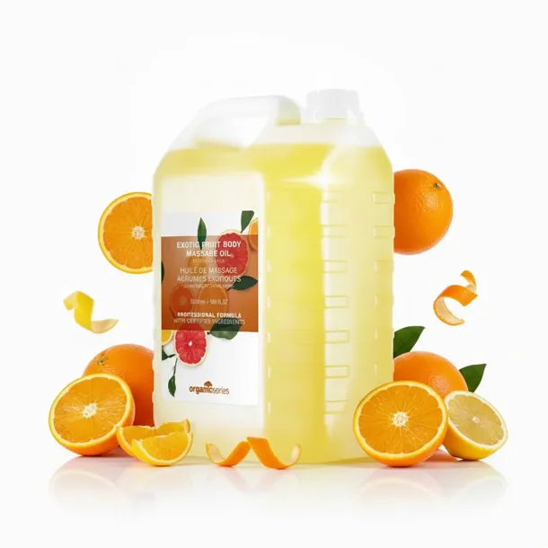 Olej do masażu ciała olejek egzotyczne cytrusy 5L Organic Series (bez parafiny)