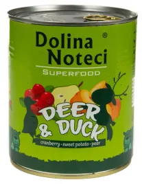 dolina-noteci-superfood-jelen-kaczka-mokra-karma-dla-psa-800g