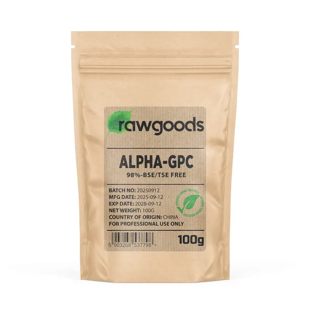 ALFOSCERAN CHOLINY 100G ALPHA-GPC 98,5% BARDZO CZYSTY PROSZEK PREMIUM