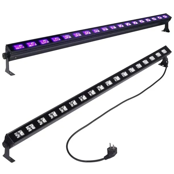 LISTWA LED BELKA ULTRAFIOLETOWA EFEKT UV OŚWIETLENIE DO KLUBU NA IMPREZĘ