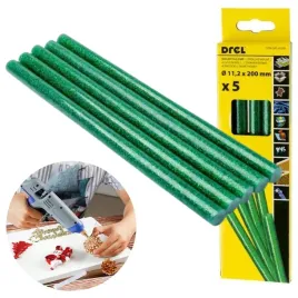 klej-do-pistoletu-na-goraco-wklad-klejowy-brokat-zielony-112x200mm-5szt
