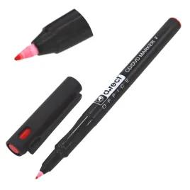 marker-cienkopis-pisak-permanentny-do-plyt-red