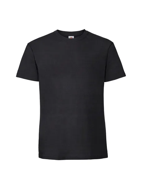 Fruit of The Loom Koszulka T-shirt męski Bawełna Premium Iconic Czarna XL