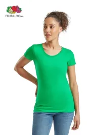 fruit-of-the-loom-t-shirt-koszulka-damska-bawelna-premium-iconic-kelly-gree