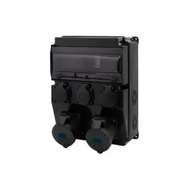 rozdzielnica-czarna-caja-12m-scenic-gniazda-proste-16a-3p-32a-3p-3x230v