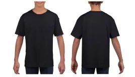 t-shirt-koszulka-dziecieca-100percent-bawelna-gildan-softstyle-64000-czarna-140-c