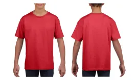 t-shirt-koszulka-dziecieca-100percent-bawelna-gildan-softstyle-64000-czerwona-152