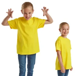 t-shirt-koszulka-dziecieca-wf-bawelna-fruit-of-the-loom-610330-jasny-zolty