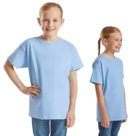 t-shirt-koszulka-dziecieca-wf-bawelna-fruit-of-the-loom-610330-blekitna-116