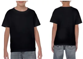 t-shirt-koszulka-dziecieca-wf-bawelna-heavy-gildan-5000-czarna-116