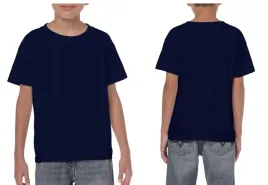 t-shirt-koszulka-dziecieca-wf-bawelna-heavy-gildan-5000-granatowa-152