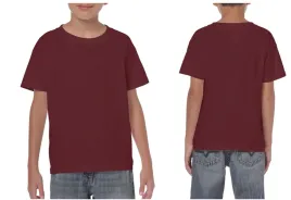 t-shirt-koszulka-dziecieca-wf-bawelna-heavy-gildan-5000-bordowa-146