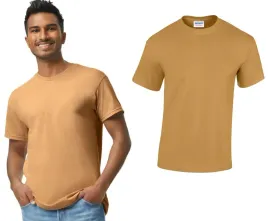 t-shirt-koszulka-meska-bawelna-heavy-gildan-5000-musztardowy-old-gold-s
