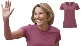 t-shirt-koszulka-damska-iconic-150-fruit-of-the-loom-61432-heather-burgund