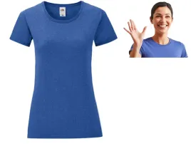 t-shirt-koszulka-damska-iconic-150-fruit-of-the-loom-61432-heather-royal-2
