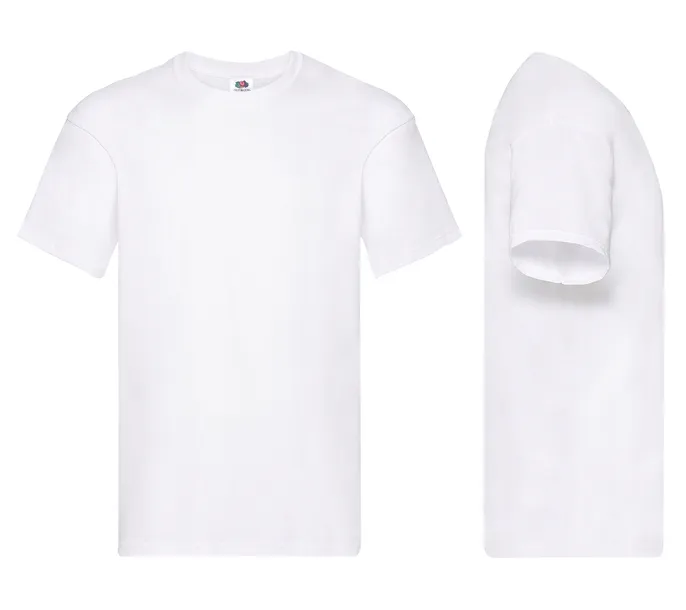 Koszulka męska T-shirt Fruit of the Loom Original Bawełna 100% biały XL