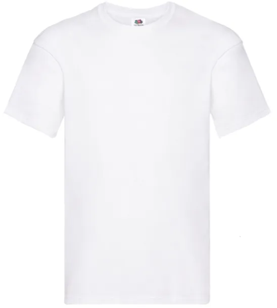 Koszulka męska T-shirt Fruit of the Loom Original Bawełna 100% biały M |