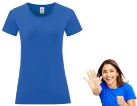 t-shirt-koszulka-damska-iconic-150-fruit-of-the-loom-61432-niebieski-royal