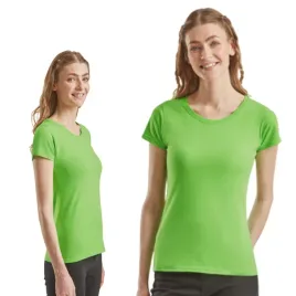 t-shirt-koszulka-damska-wysoka-jakosc-fruit-of-the-loom-613720-zielony-xs
