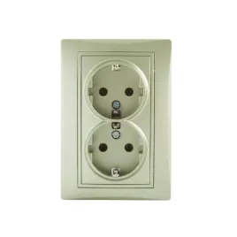 kanlux-domo-szampanski-gniazdo-podwojne-0-schuko-25035