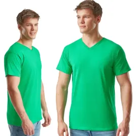 koszulka-meska-100percent-fruit-of-the-loom-t-shirt-610660-zielony-xxl