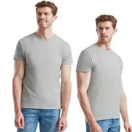 koszulka-meska-t-shirt-basic-bawelna-iconic-fruit-of-the-loom-61430-szary-z