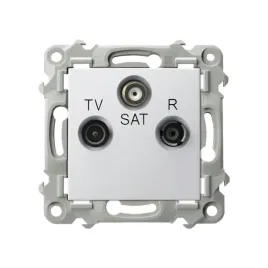 ospel-szafir-bialy-gniazdo-rtv-sat-przelotowe-gpa-zsp-m-00