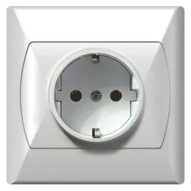 ospel-akcent-bialy-gniazdo-pojedyncze-schuko-gp-1as-00