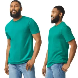 t-shirt-koszulka-meska-bawelna-softstyle-gildan-gi64000-zielony-morski-xl