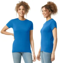 t-shirt-koszulka-damska-bawelna-softstyle-gildan-gil64000-niebieski-royal-s