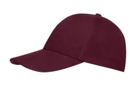 czapka-z-daszkiem-bejsbolowka-damska-meska-sol-s-88100-bordowa
