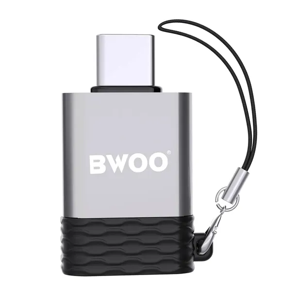 bwoo-adapter-bz-35-usb-usb-c-szary-otg-stan-nowy