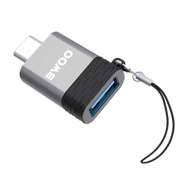 bwoo-adapter-bz-35-usb-usb-c-szary-otg-stan-nowy