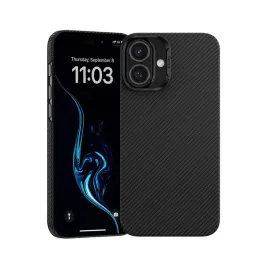 benks-etui-magnetic-armor-air-kevlar-pc-frame-600d-do-iphone-16-plus-czarny