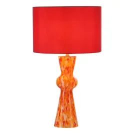 nocna-lampa-z-abazurem-rheneas-rhe4225-tkaninowa-czerwony
