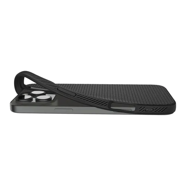 spigen-liquid-air-iphone-16-pro-max-matte-black-funkcje-antyposlizgowa-struktura-ladowanie-indukcyjne-pochlanianie-wstrzasow