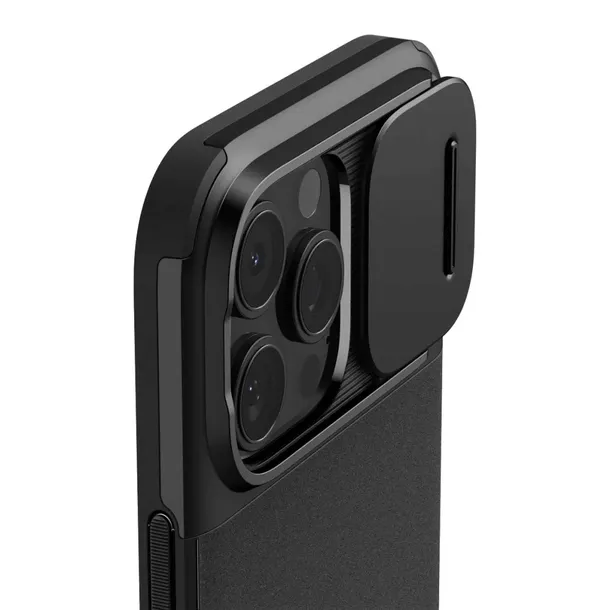 spigen-optik-armor-mag-magsafe-iphone-16-pro-max-black-funkcje-ladowanie-indukcyjne-magsafe-pochlanianie-wstrzasow