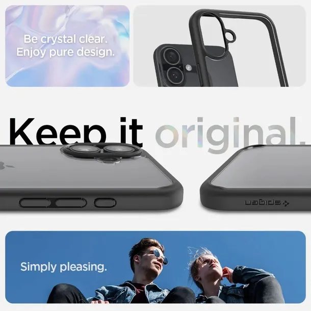 spigen-ultra-hybrid-iphone-16-plus-matte-black-zalaczone-wyposazenie-szmatka-do-czyszczenia