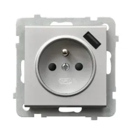 ospel-sonata-srebrny-gniazdo-z-uziemieniem-usb-gp-1rzpusb-m-38