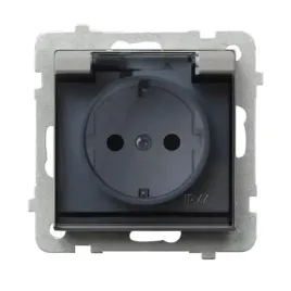 ospel-sonata-srebrny-gniazdo-bryzgoszczelne-0-schuko-gph-1rs-m-38-d