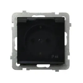 ospel-sonata-czarny-gniazdo-bryzgoszczelne-0-schuko-gph-1rs-m-33-d