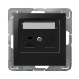 ospel-impresja-czarny-gniazdo-telefoniczne-gpt-1y-m-33