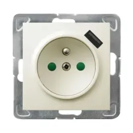 ospel-impresja-ecru-gniazdo-z-uziemieniem-usb-gp-1yzpusb-m-27