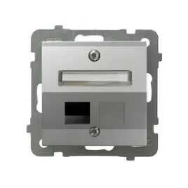 ospel-as-srebrny-obudowa-gniazda-pojedynczego-typu-keystone-skosna-gpk-1g